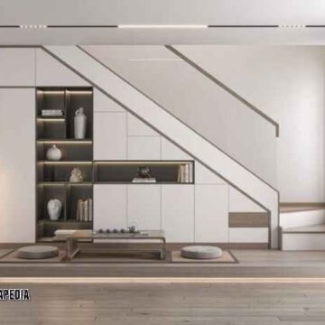 Custom lemari bawah tangga Bekasi untuk pantry dapur Custom lemari bawah tangga Bekasi untuk pantry dapur