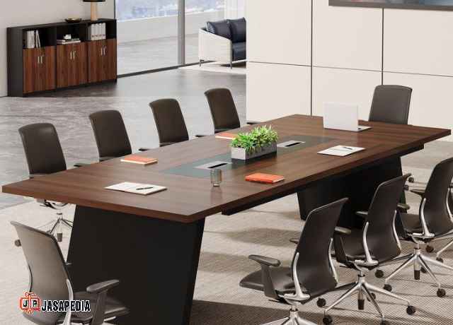 Jasa custom meja rapat Tangerang desain minimalis modern Jasa custom meja rapat Tangerang desain minimalis modern