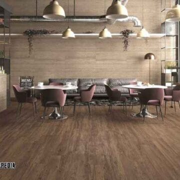 Jasa pasang vinyl lantai Tangerang untuk lantai cafe dan resto tahan gores