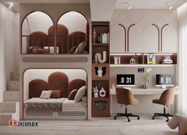 Jasa pembuatan set kamar anak Bogor harga paket ekonomis gratis desain 3D Jasa pembuatan set kamar anak Bogor harga paket ekonomis gratis desain 3D