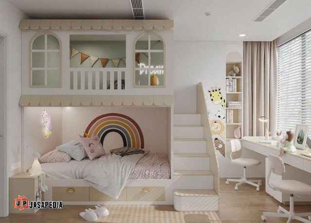 Jasa pembuatan set kamar anak Tangerang murah bergaransi material anti rayap