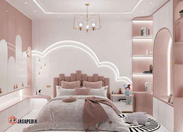 Jasa pembuatan set kamar anak Depok kualitas apartemen mewah harga workshop
