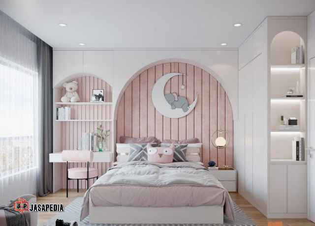 Jasa pembuatan set kamar anak Depok kualitas apartemen mewah harga workshop