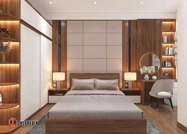 Jasa Set Kamar Tidur Mewah Tangerang Minimalis Finishing HPL Premium