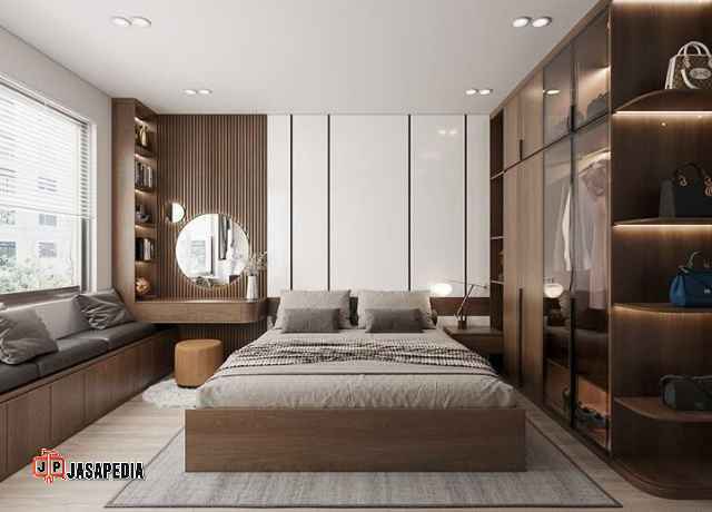 Jasa Set Kamar Tidur Mewah Bekasi Konsep Minimalis Modern Ala Hotel