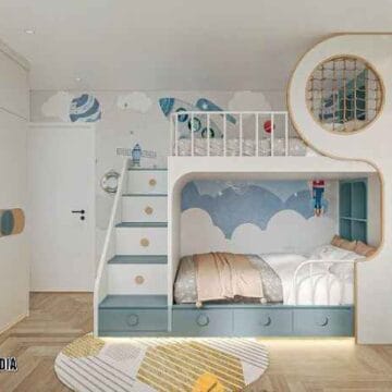Jasa pembuatan set kamar anak Bekasi khusus ruangan sempit desain multifungsi Jasa pembuatan set kamar anak Bekasi khusus ruangan sempit desain multifungsi