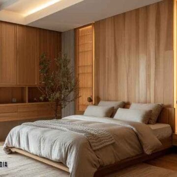 Jasa Set Kamar Tidur Mewah Jakarta Nuansa Kayu Alami Japandi Estetik Jasa Set Kamar Tidur Mewah Jakarta Nuansa Kayu Alami Japandi Estetik