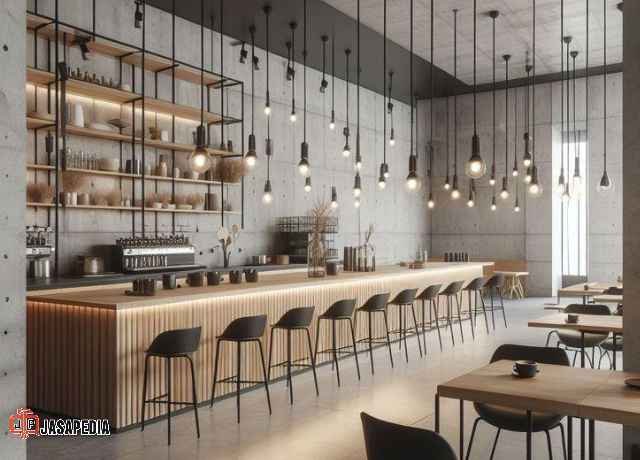 Vendor Meja Bar Cafe HPL custom area Depok