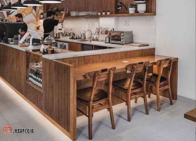 Vendor Meja Bar Cafe HPL custom area Depok