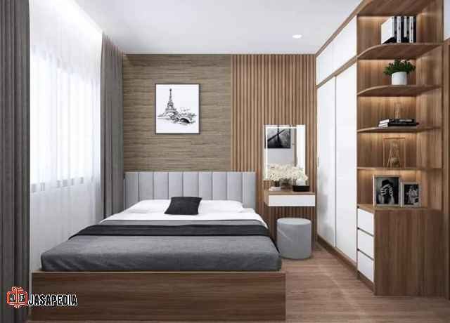 Jasa pembuatan kamar set minimalis hpl untuk apartemen studio sempit Jasa pembuatan kamar set minimalis hpl untuk apartemen studio sempit