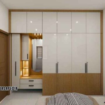 Terbaik! Harga Lemari custom per Meter Jakarta Bahan Multiplex Asli 18mm Penuh