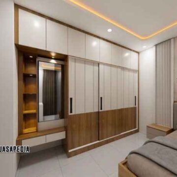 Kualitas No. 1! Harga Lemari custom per Meter Bekasi Bahan Blokmin Tahan Banting