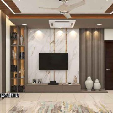 Gratis Desain 3D Custom lemari tv Bekasi multifungsi finishing HPL premium