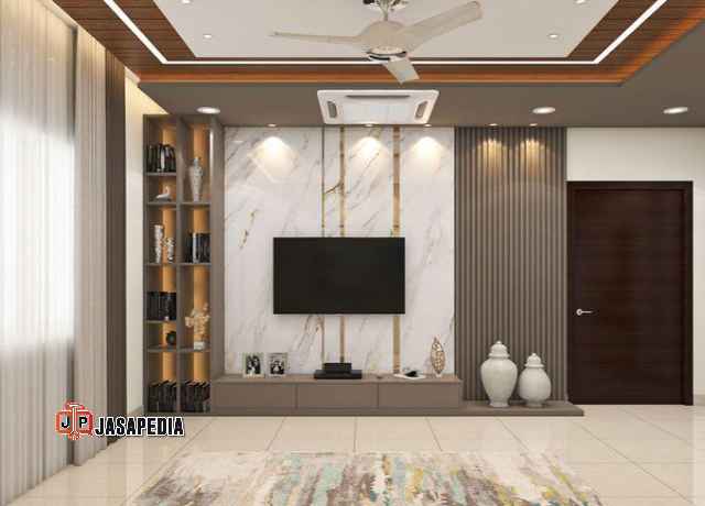 Gratis Desain 3D Custom lemari tv Bekasi multifungsi finishing HPL premium Gratis Desain 3D Custom lemari tv Bekasi multifungsi finishing HPL premium