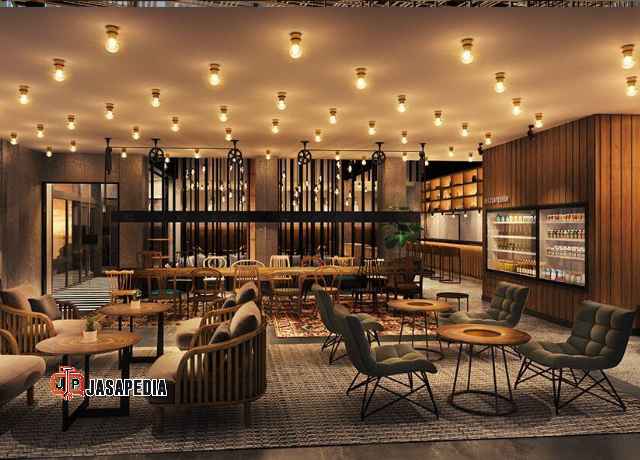 Jasa interior cafe minimalis Bekasi, garansi termurah & bonus desain 3D gratis