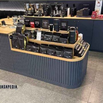 Murah Banget! Meja barista minimalis multifungsi finishing HPL mewah Murah Banget! Meja barista minimalis multifungsi finishing HPL mewah