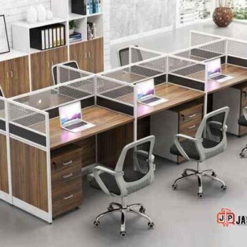 Desain Partisi Meja Kantor Modern Minimalis Custom Terbaik Area Tangerang 2026