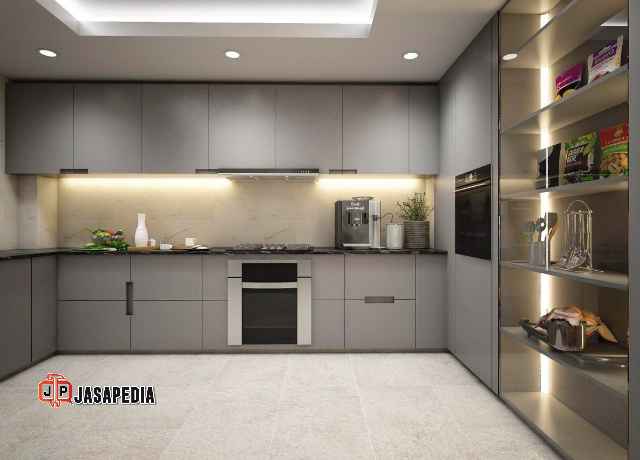 Kitchen set Citra Raya Tangerang minimalis modern, wajib tahu cara hitung biayanya di sini.