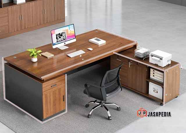 Harga Spesial Partisi Meja Kantor Custom Bogor, Finishing HPL Kualitas Premium