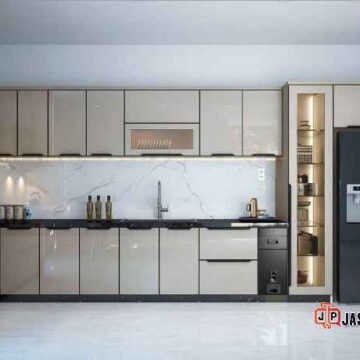 Kitchen set Jasinga Bogor Skandinavia, solusi dapur sempit jadi luas & mewah