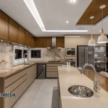 Lihat! Desain Kitchen set klapanunggal Bogor mewah ala Eropa, harga pabrik lokal