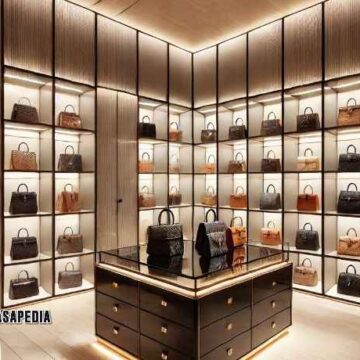 Jasa display jualan Jakarta Utara lemari pajang tas branded bikin iri kompetitor