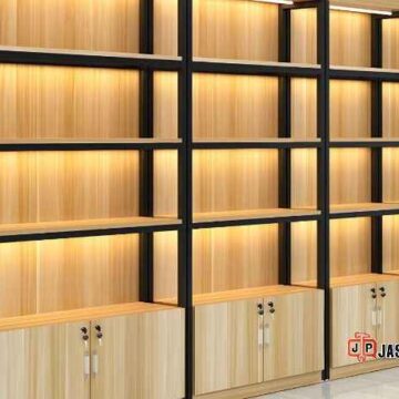 Jasa display jualan Jakarta Barat rak produk salon, pelanggan nyaman auto repeat order