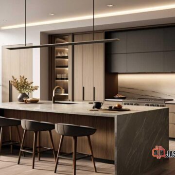 Terbukti! Kitchen set Ciawi Bogor material aluminium anti karat, garansi 10 th