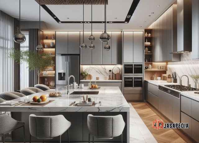 Ini Trik Agar Dapur Kecil Jadi Fungsional Kitchen set Sawah Besar Jakarta