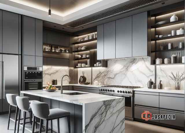 Ini Trik Agar Dapur Kecil Jadi Fungsional Kitchen set Sawah Besar Jakarta