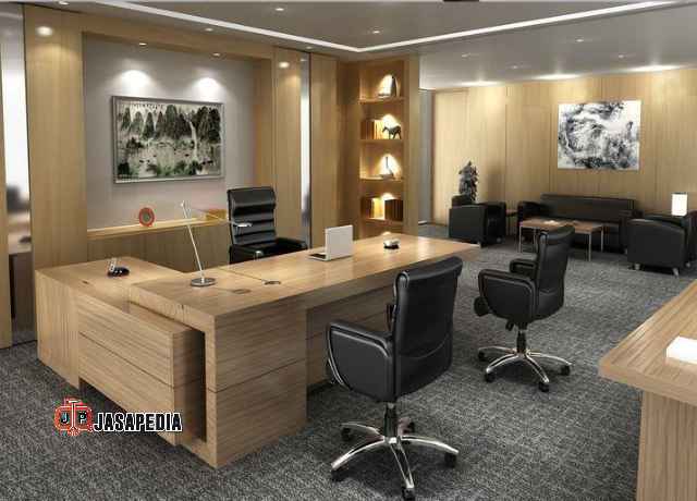 Viral! Meja Direktur Minimalis Bogor kaki besi hollow industrial paling kokoh 2026.