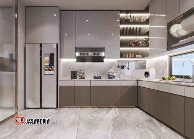 Jasa Desain Kitchen Set Depok Terbaik 2026! Awas Tetangga Jadi Sirik