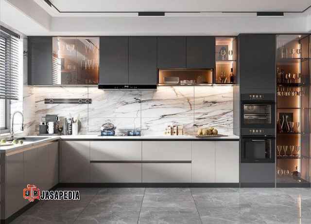 Jasa Desain Kitchen Set Mewah Jakarta Gratis Survei! Jangan Kaget Lihat Hasilnya