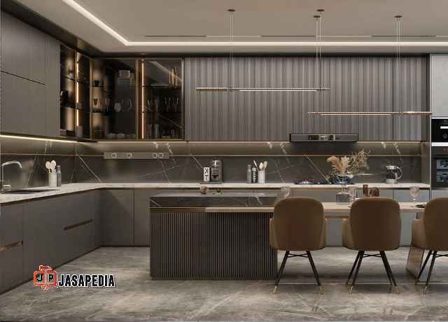 Jasa Desain Kitchen Set Mewah Jakarta Gratis Survei! Jangan Kaget Lihat Hasilnya