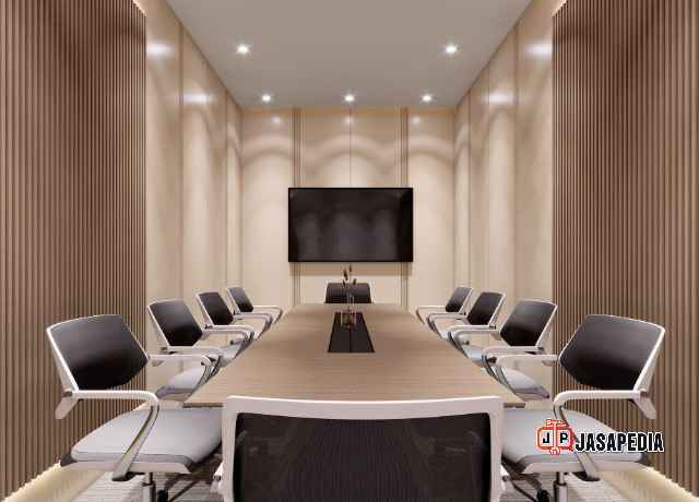 Untuk Profesional! Jual meja meeting kantor 20 orang desain premium full modular di Depok