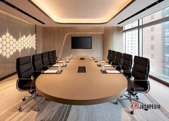 Untuk Profesional! Jual meja meeting kantor 20 orang desain premium full modular di Depok