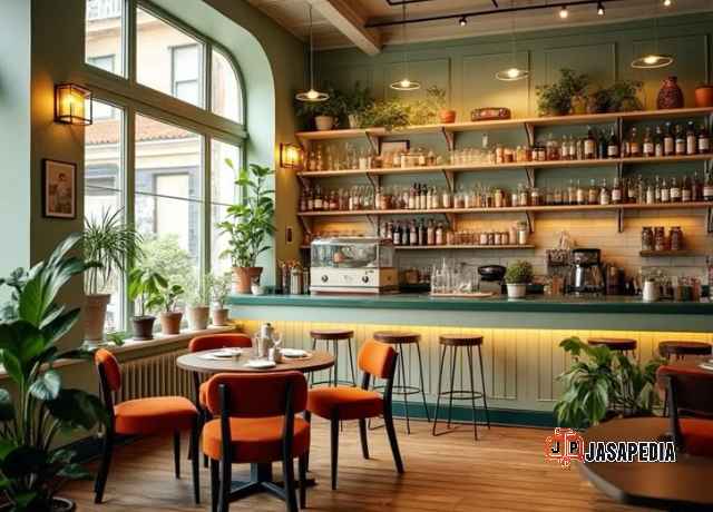 Jasa interior cafe Tangerang desain kedai kopi low budget tampilan premium