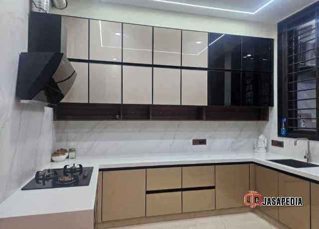 Jasa pasang set dapur aluminium Bekasi tim tukang berpengalaman