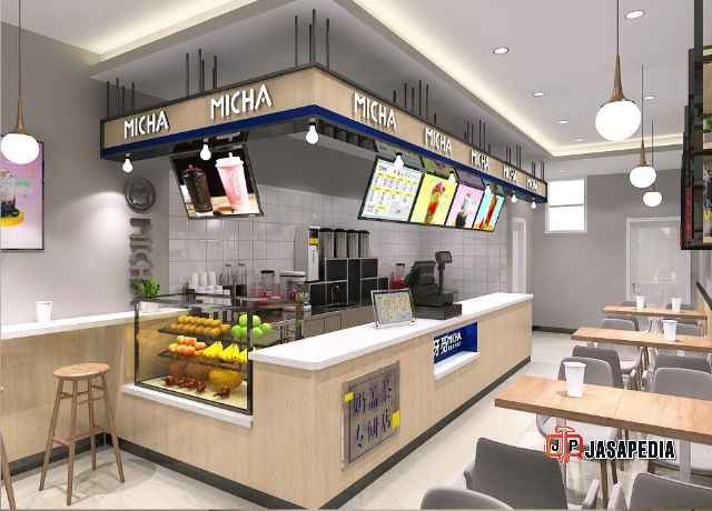 Pembuatan Meja Bar Cafe HPL custom model terbaru 2026 area Tangerang