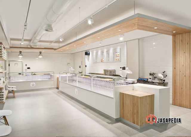 Pembuatan Meja Bar Cafe HPL custom model terbaru 2026 area Tangerang