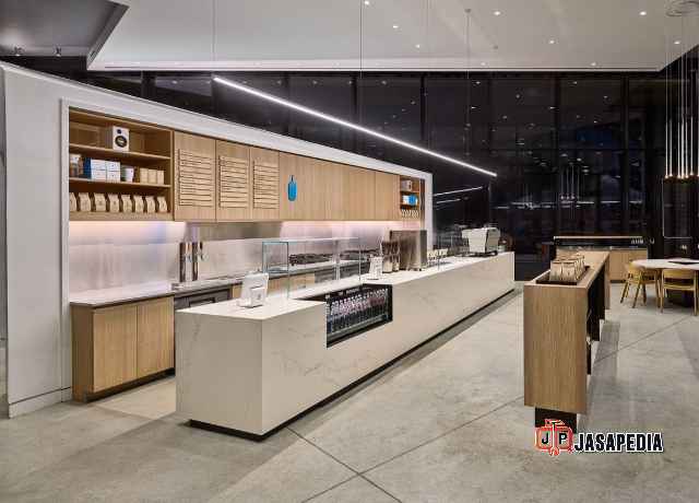 Harga Meja Bar Cafe HPL custom workshop Bekasi