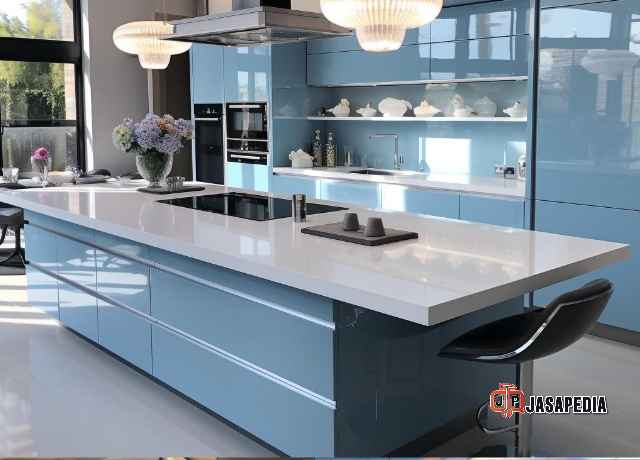 Jasa pasang set dapur aluminium Cirebon custom desain premium