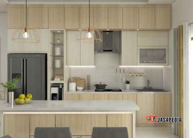 Kitchen set menteng Jakarta Bahan Aluminium Tahan Api Tahan Air
