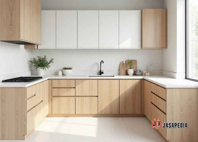 Dapur Impian Gaya Skandinavia Murah Kitchen set Koja Jakarta Utara