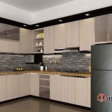 Kabinet dapur bawah minimalis terbaru mewah Bekasi anti rayap