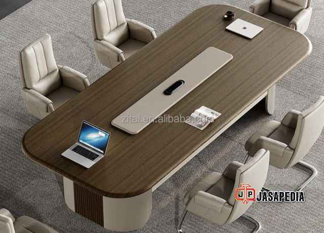 Pesan Custom meja rapat Jakarta oval 8 orang finishing HPL Pesan Custom meja rapat Jakarta oval 8 orang finishing HPL