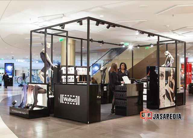 Jasa buat stand jualan untuk mall Bogor khusus display fashion distro