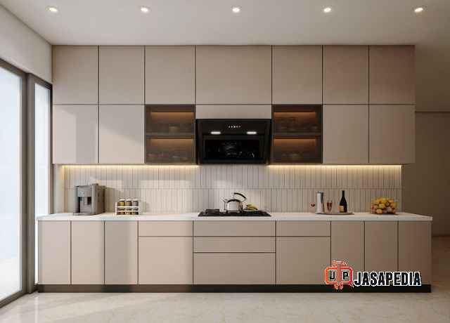 Lihat Hasilnya! Ratusan Portofolio Kitchen set Setu Bekasi Elegan, Dapur Sempit Jadi Terlihat Luas