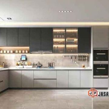 Kitchen set Kebon Jeruk Jakarta Barat bahan PVC anti rayap garansi resmi 10 tahun
