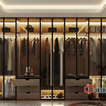 Model Pintu Kaca? Cek Harga Lemari custom per Meter Depok Desain Estetik